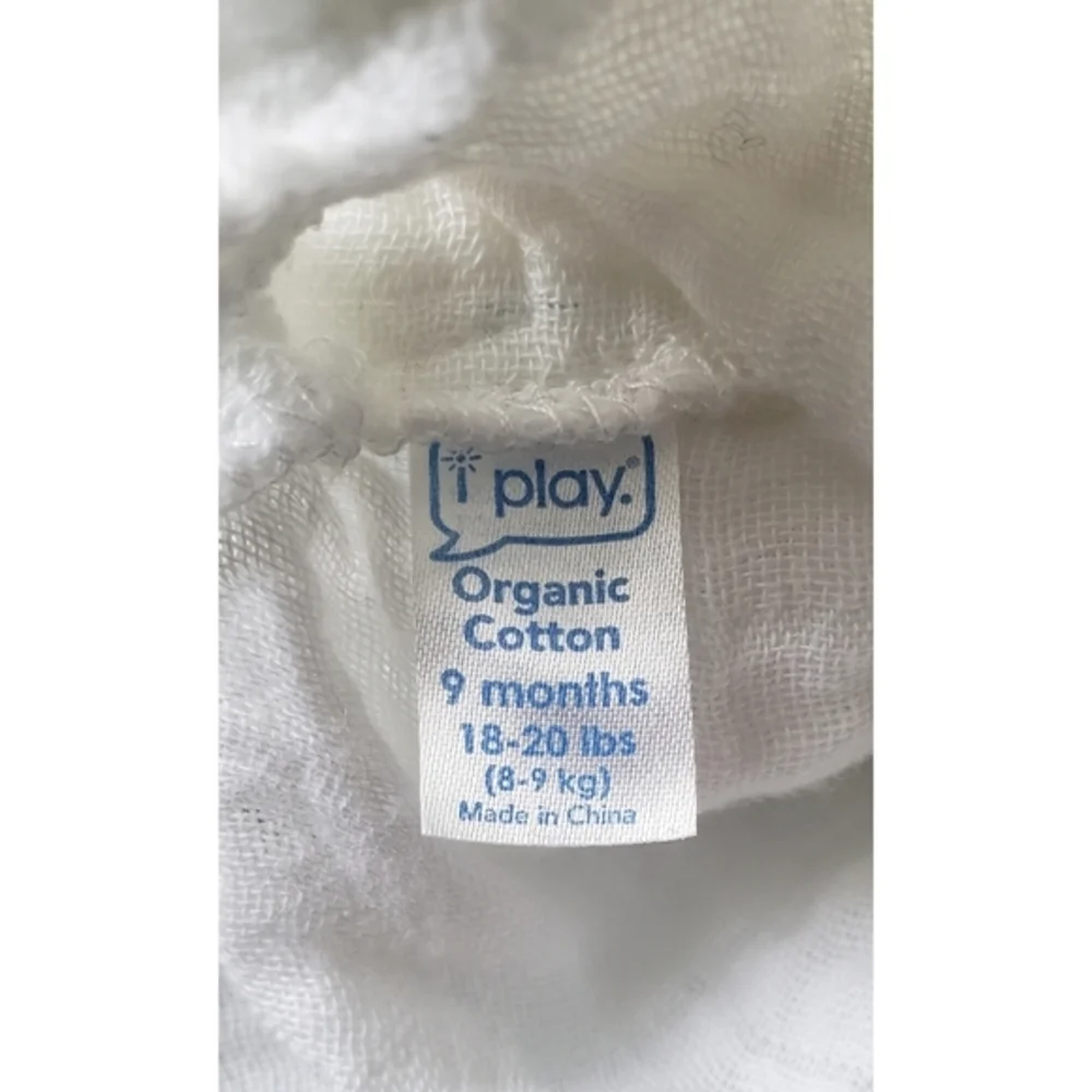 34. 2/$10 I Play Organic cotton romper
